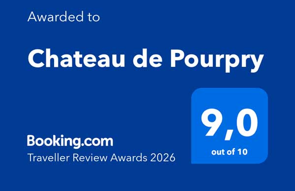 Booking.com Traveller Review Award – Château de Pourpry