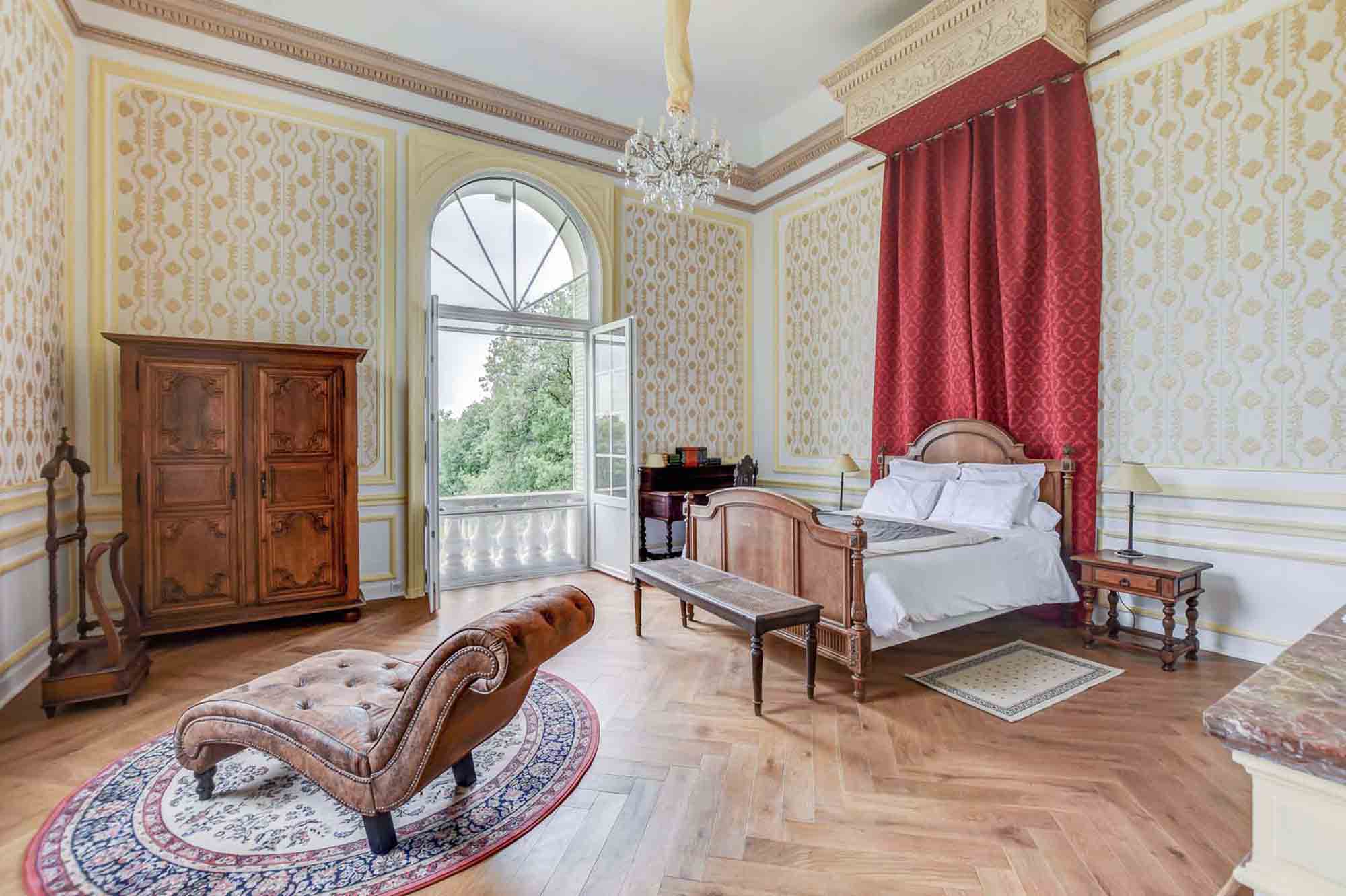 Chambre luxe au Château de Pourpry