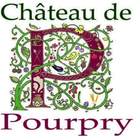 Logo du Château de Pourpry, stages de peinture et chambres d’hôtes